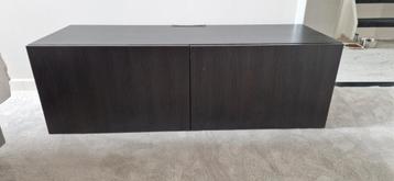 IKEA BESTÅ Tv-meubel zwartbruin 120cm tv kast