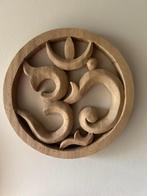 Houtsnijwerk OM / OHM teken - 19 cm, Ophalen of Verzenden