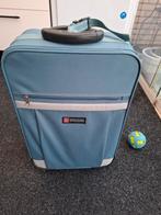 Blauwe Spacecase Trolley Koffer, Ophalen, Minder dan 50 cm, Zo goed als nieuw, Minder dan 35 cm