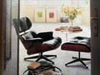 Vitra Charles Eames origineel Lounge chair + Ottoman, Ophalen of Verzenden, Zo goed als nieuw