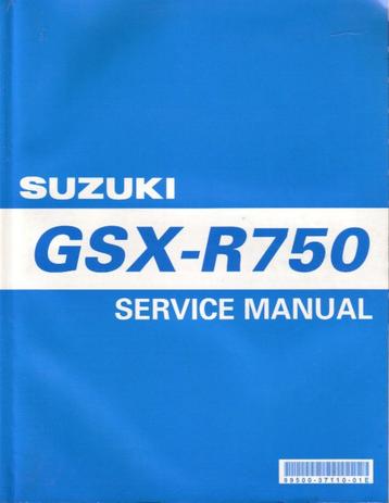 Suzuki GSX R750 service manual (5839z) beschikbaar voor biedingen