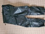 Zwarte leren motorbroek maat 53, Motoren, Ophalen of Verzenden, Tweedehands, Broek | textiel