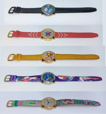 VINTAGE Benetton by Bulova Quartz horloge 5 stuks nieuwstaat beschikbaar voor biedingen