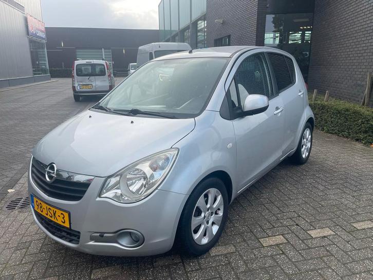 Opel Agila 1.2 16V AUTOMAAT 2009 Grijs, Auto's, Opel, Particulier, Agila, Airbags, Airconditioning, Apple Carplay, Bluetooth, Centrale vergrendeling