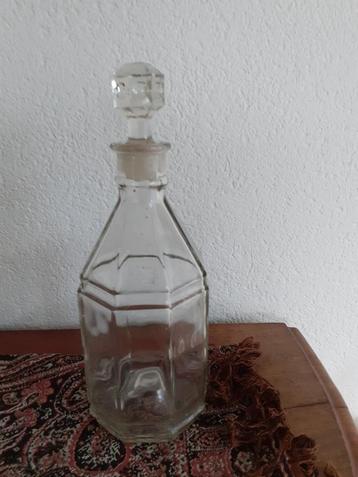 Antieke kristallen karaf 8 kantig *eureka* beschikbaar voor biedingen