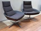 Montis Hugo fauteuil / set van 2 refurbished, Huis en Inrichting, Fauteuils, Ophalen, Metaal, Minder dan 75 cm, Design draaifauteuil