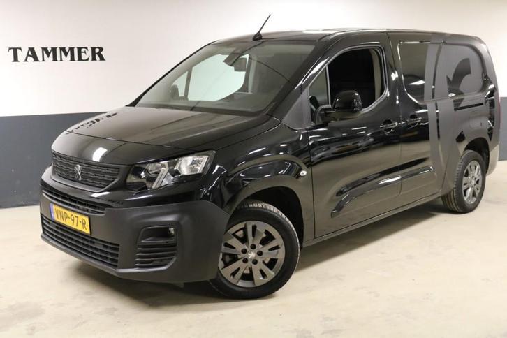 Peugeot PARTNER 1.5 BLUEHDI 100 Asphalt H2 LONG-2XSCHUIFDEUR, Auto's, Bestelauto's, Bedrijf, ABS, Airbags, Airconditioning, Bluetooth