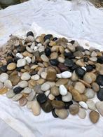 KEIEN GEMENGDE KLEUR SIERSTEEN STENEN TUIN AQUARIUM, Tuin en Terras, Grind, Keien en Split, Ophalen, Zo goed als nieuw, Overige materialen