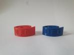 Disc-clips rood of blauw. Met UFO er op, Ophalen of Verzenden, Zo goed als nieuw