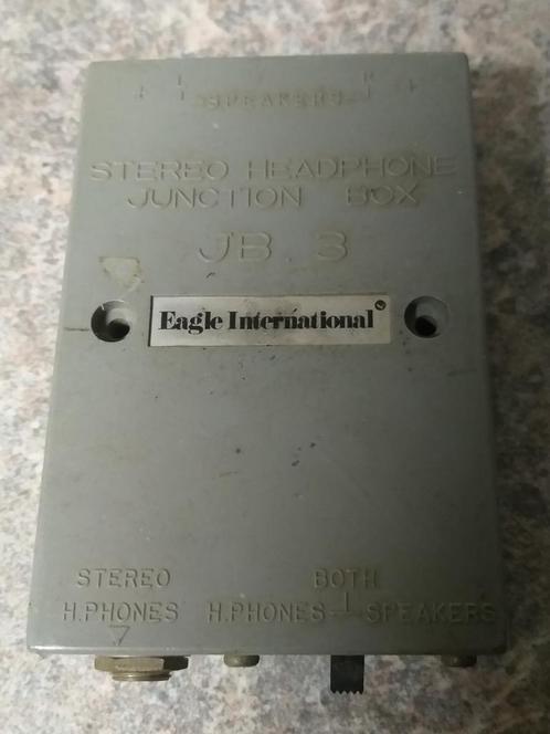 Stereo headphone junction box JB3, Audio, Tv en Foto, Stereo-sets, Zo goed als nieuw, Overige merken, Losse componenten, Ophalen of Verzenden