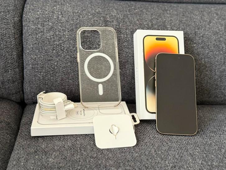 iPhone 14 Pro 256GB Goud - Incl. Magsafe & Kabel!, Telecommunicatie, Mobiele telefoons | Apple iPhone, Gebruikt, 256 GB, Zonder abonnement