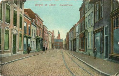 (380-746-037) Bergen op Zoom Zuivelstraat, Verzamelen, Ansichtkaarten | Nederland, Noord-Brabant, Verzenden