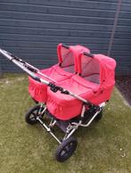 EasyWalker Duo kinderwagen voor tweeling, Gebruikt, Verstelbare duwstang, Ophalen, Kinderwagen