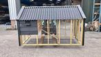 Kippenhok met ren nieuw LxBxH 285x150x185cm, Dieren en Toebehoren, Pluimvee | Toebehoren, Ophalen