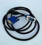 Monitor Kabel VGA Scherm (blauw), Computers en Software, Pc- en Netwerkkabels, Ophalen of Verzenden, Zo goed als nieuw