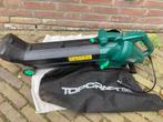 Bladblazer met blaas en opzuigfunctie, Tuin en Terras, Bladblazers, Gebruikt, Ruggedragen, Met neuswiel, Elektrisch