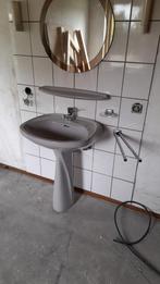 Vintage wastafel, grijs, Manhattan, Ophalen, 50 tot 100 cm, Zo goed als nieuw, Minder dan 100 cm