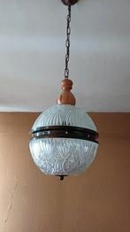 Vintage hanglamp, Ophalen, Gebruikt, Vintage, Glas