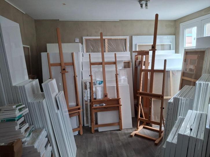 te koop professionele schilderdoeken, Hobby en Vrije tijd, Schilderen, Nieuw, Ezel, Ophalen of Verzenden