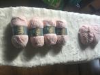 5 lichtroze bollen FURRY YARN van Aluson&Mae, Ophalen of Verzenden, Nieuw, Breien of Haken, Wol of Garen