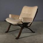 Vintage Ingmar Relling stijl loungefauteuil – jaren 70, Huis en Inrichting, 75 tot 100 cm, Ophalen of Verzenden, 75 tot 100 cm