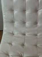 2x Witte Fauteuils, Huis en Inrichting, Ophalen, Kunststof, Gebruikt, Twee