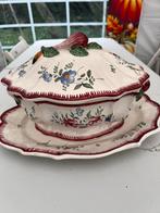 Antieke Soepterrine met Bloemmotief, Antiek en Kunst, Antiek | Keramiek en Aardewerk, Ophalen