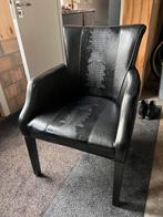 Mooie zwarte stoel, Huis en Inrichting, Stoelen, Ophalen, Gebruikt, Zwart, Leer