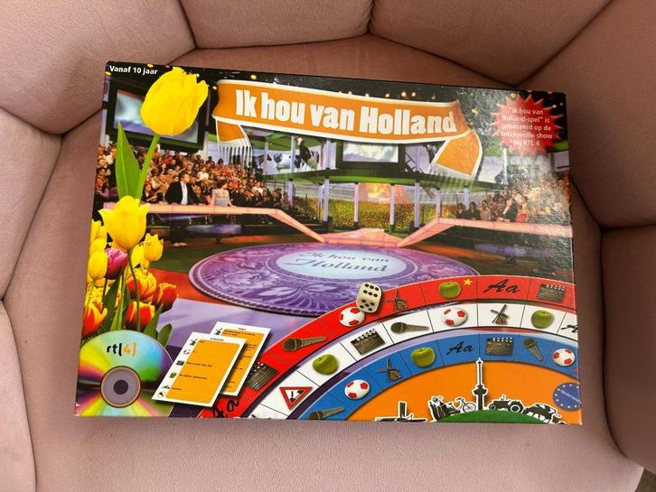 bordspel ik hou van holland naar het gelijknamige tv program, Hobby en Vrije tijd, Gezelschapsspellen | Bordspellen, Gebruikt