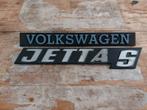 Volkswagen Jetta S MK1 embleem logo set, Ophalen of Verzenden, Volkswagen