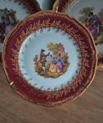 3x borden porselein Limoges France, Ophalen of Verzenden