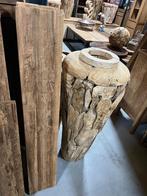 Plank medium rustiek teak, vensterbank, boekenplank, uniek, Ophalen of Verzenden, Nieuw