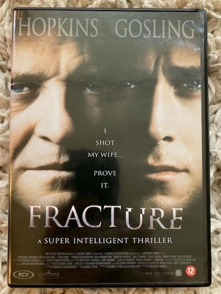 DVD ‘Fracture’ met o.a. Anthony Hopkins & Ryan Gosling, Cd's en Dvd's, Dvd's | Thrillers en Misdaad, Gebruikt, Maffia en Misdaad