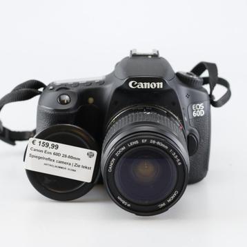 Canon Eos 60D 28-80mm Spiegelreflex camera | Zie tekst beschikbaar voor biedingen