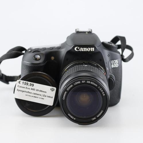 Canon Eos 60D 28-80mm Spiegelreflex camera | Zie tekst, Audio, Tv en Foto, Fotocamera's Digitaal, Zo goed als nieuw