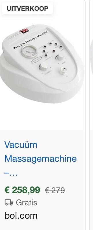 Vacuüm Massage Apparaat - Beauty Device, Witgoed en Apparatuur, Persoonlijke-verzorgingsapparatuur, Gebruikt, Overige typen, Ophalen of Verzenden