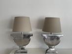 Set van 2 Stijlvolle Tafellampen, Huis en Inrichting, Lampen | Tafellampen, Ophalen, Zo goed als nieuw, Metaal, 50 tot 75 cm