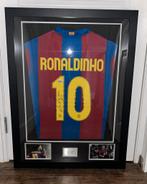 Gesigneerd Ronaldinho Barcelona Beckett, Verzamelen, Sportartikelen en Voetbal, Ophalen of Verzenden, Zo goed als nieuw, Buitenlandse clubs
