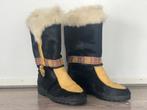 Vintage dames-bontlaarzen kleinvallende maat 41, Kleding | Dames, Schoenen, Hoge laarzen, Zwart, Ophalen of Verzenden, Gedragen
