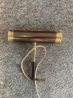 Lamp schilderij lampje brons koper verkeert in goede vintage, Huis en Inrichting, Lampen | Wandlampen, Ophalen of Verzenden