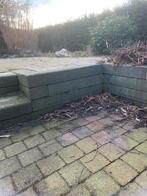 Betonblokken bielzen stapelstenen, Tuin en Terras, Ophalen of Verzenden, Gebruikt, Beton, Biels