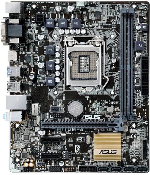 Asus H110M-A, Computers en Software, Moederborden, Zo goed als nieuw, Ophalen of Verzenden