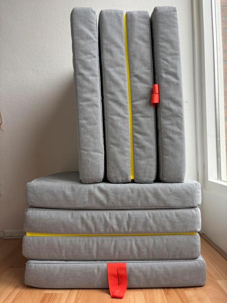 2x poef / matras Släkt (Ikea), Kinderen en Baby's, Kinderkamer | Inrichting en Decoratie, Gebruikt, Ophalen