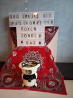 👌Prima mooi compl. HALLER stoof stel. (NOODPAKKET), Antiek en Kunst, Antiek | Emaille, Ophalen of Verzenden