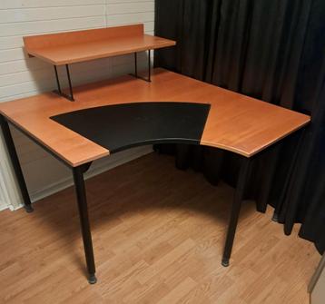 GROOT BUREAU WERKTAFEL WERKPLEK COMPUTERTAFEL BUROBLAD STOEL beschikbaar voor biedingen