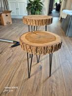 Brocante Houten Bijzettafeltje, Huis en Inrichting, Stoelen, Ophalen