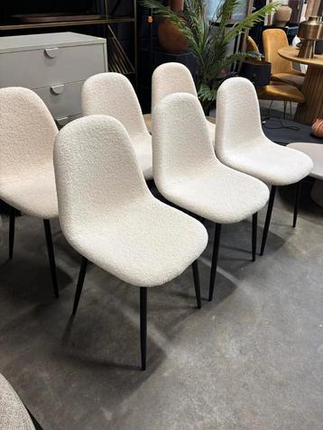 6 x Eetkamerstoel Marije Teddy Naturel van Woood beschikbaar voor biedingen