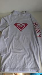 Roxy UV shirt lange mouw, wit maat 8 (116/122), Ophalen of Verzenden, Roxy, Overig, Gebruikt