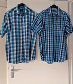 (2 x )John Cabot  overhemd maat XL, Kleding | Heren, Overhemden, Verzenden, Zo goed als nieuw, Blauw, Halswijdte 43/44 (XL)