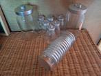 2 grote Ikea Burken Bourke vooraadpotten + 6 klein +1 GRATIS, Ophalen, Glas, Pot, Bus of Blik